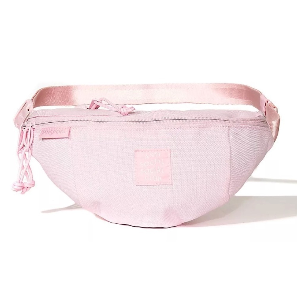 ASSC x Jansport Pink Fannypack waist Pack Bag